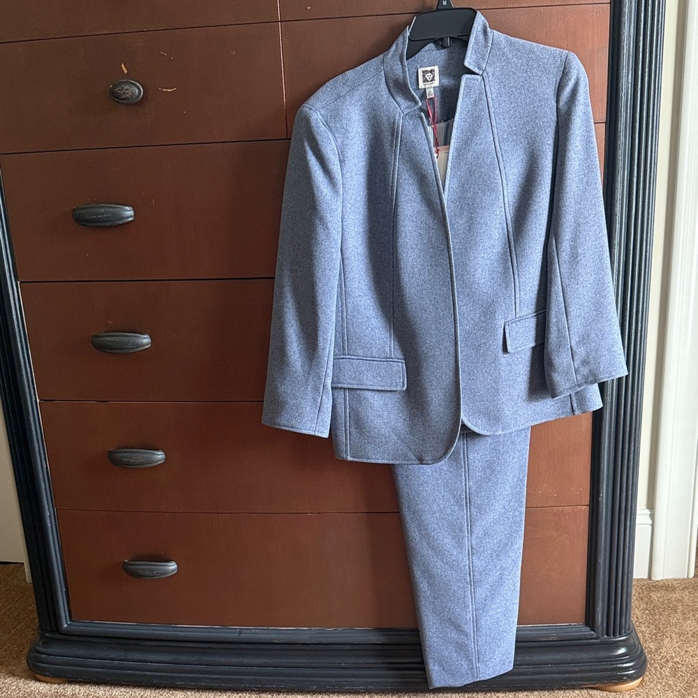 Anne Klein Women's Blue Suit Set